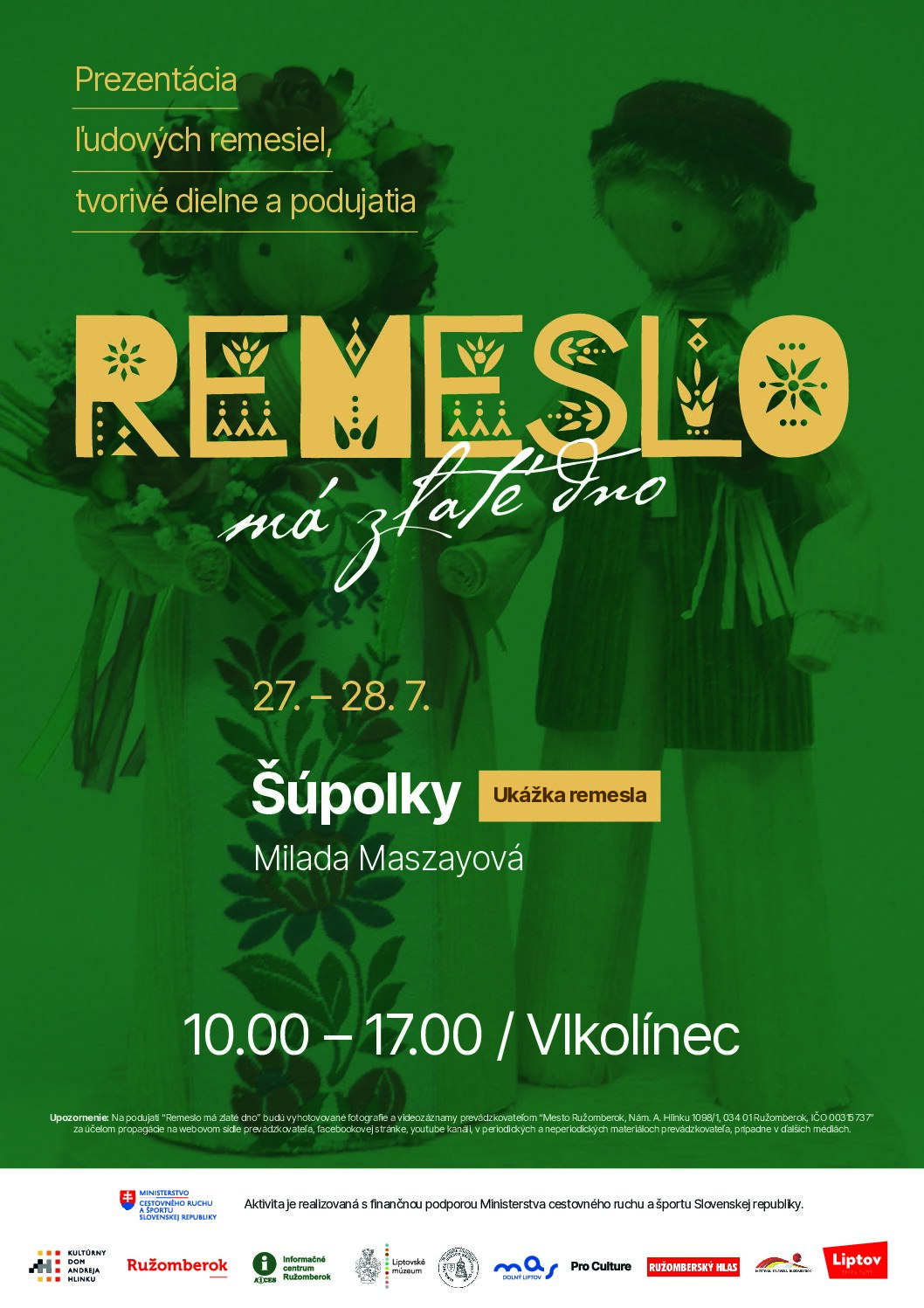 REMESLO MÁ ZLATÉ DNO – Šúpolky